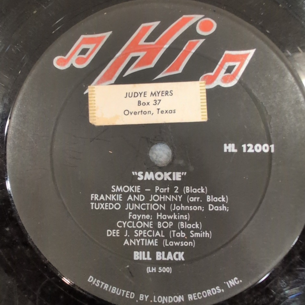 Bill Black's Combo Smokie Vinyl LP Hi Records HL 12001 Instrumental Rock Roll - Picture 4 of 6